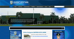 Desktop Screenshot of bappeda.jambikota.go.id
